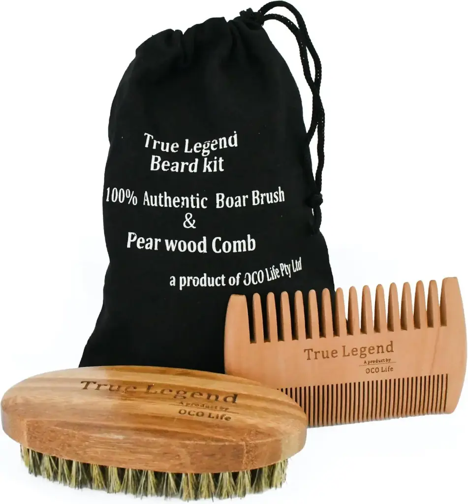 Perfect brush set for your beard.