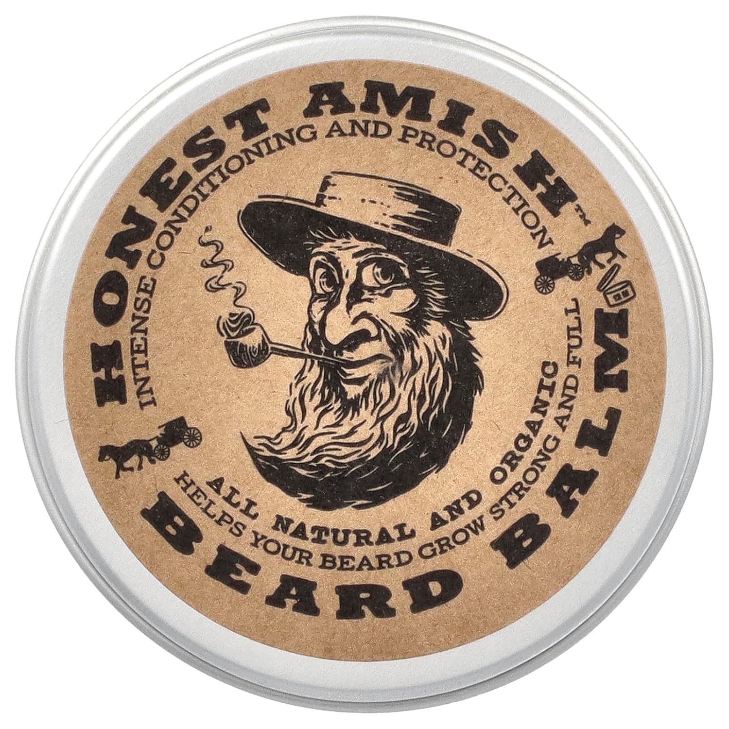 Tame The Wild: Honest Amish Beard Balm Leave-In Conditioner