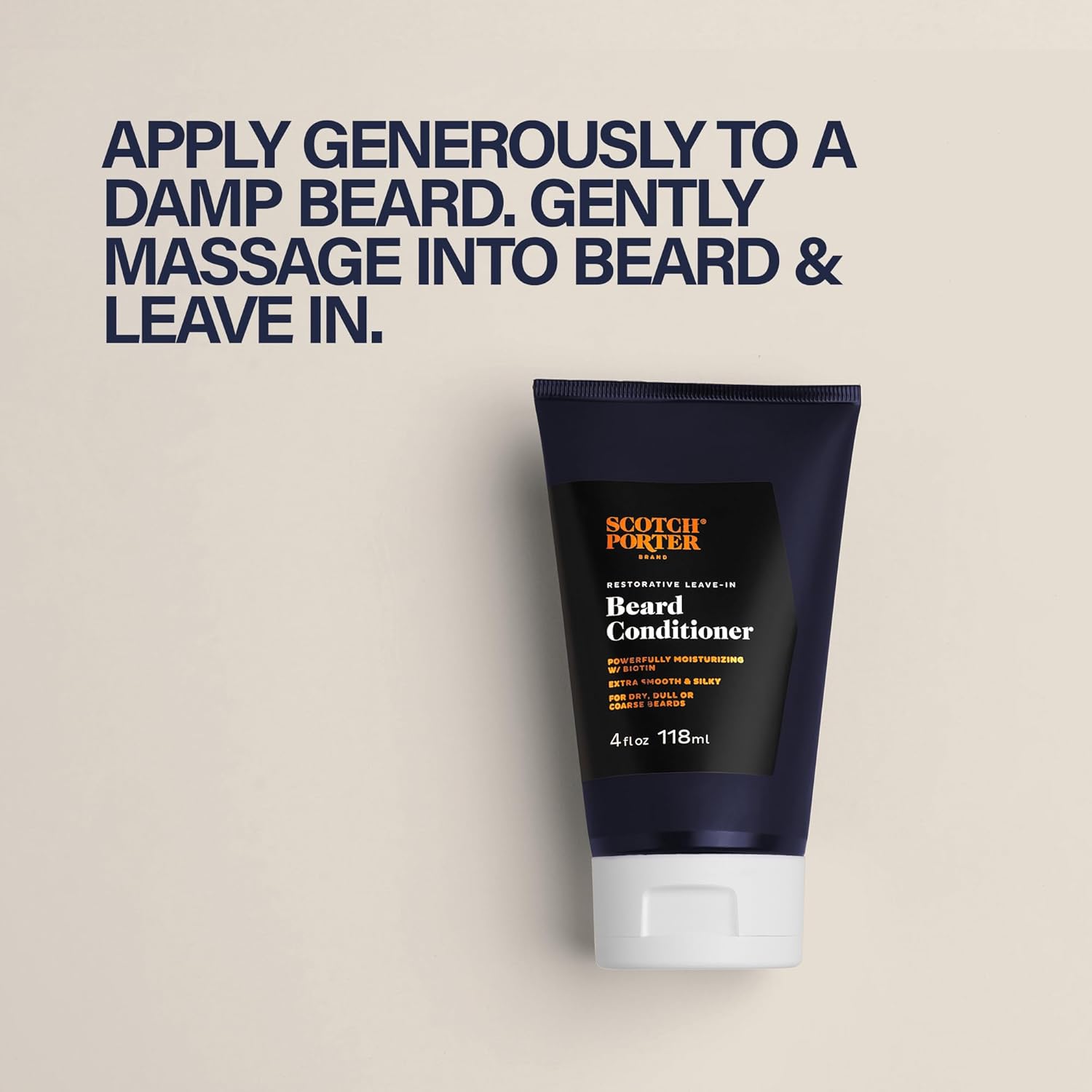 Unleash Your Beard's Potential: Scotch Porter Restorative Leave-In Conditioner for Deep Hydration & Shine